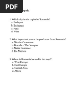 Romanian Quiz 2