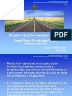 Elcaminodelacomunicacinenrotary 090321180335 Phpapp01