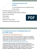 Non-Conventional Energy and Power Industry Overview