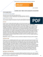 The Role of Cannabinoids in Prostate Cancer - Basic Science Perspective and Potential Clinical Applications