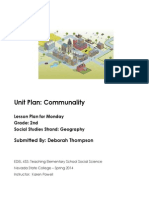 Unit Plan: Communality: Submitted By: Deborah Thompson