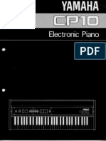Técnico - Piano Eléctrico Yamaha CP10 - Manual Del Usuario - 01