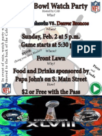 Assignment3 Super Bowl Flyer