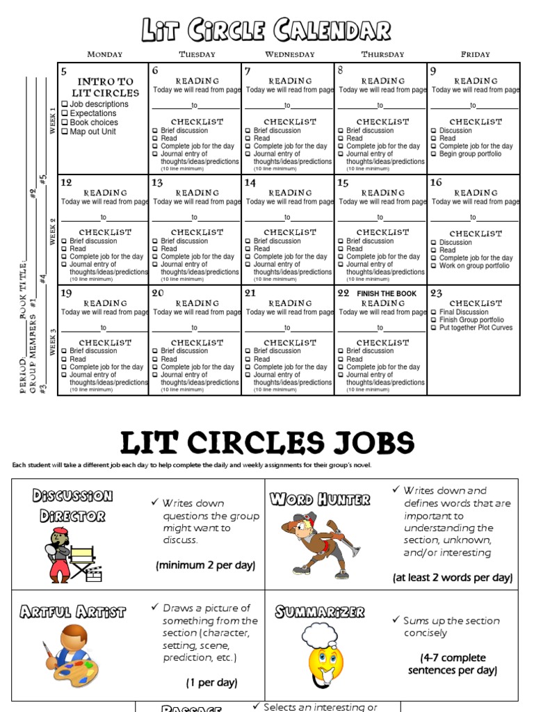 Literature Circles | PDF