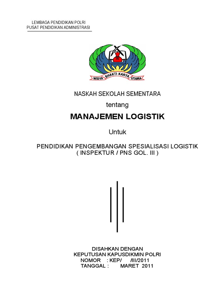 Modul Manajemen Logistik