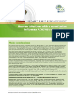 Influenza AH7N9 China Rapid Risk Assessment 27 January 2014