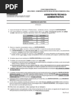 09 Assistente Tec Administrativo Multirio2011