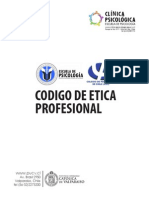 Codigo de Etica Profesional Psicología PUCV