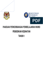 Panduan Perkembangan Pembelajaran Murid Pendidikan Kesihatan Tahun 1