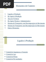 Elementos Do Canteiro de Obras