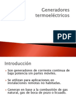 Generadores termoeléctricos
