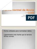 Forma Normal de Boyce - Codd