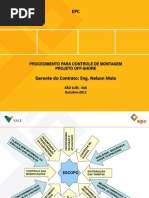 Procedimento EPC Para Controle Da Montagem