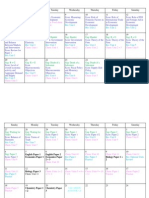 2014 Ib Exam Study Schedule