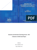 Libro - Bastiaens - Education and Information Technology 2012 A Selection of AACE Award Papers