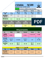 Tutor Sched. Fall '09doc