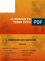 10 Puntos para Tener Exito