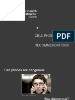 Cell Phone Safetly Recommendations