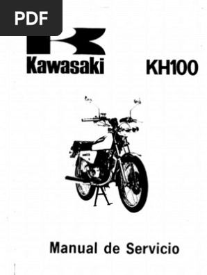 Kawasaki KH100 Manual Servicio | PDF