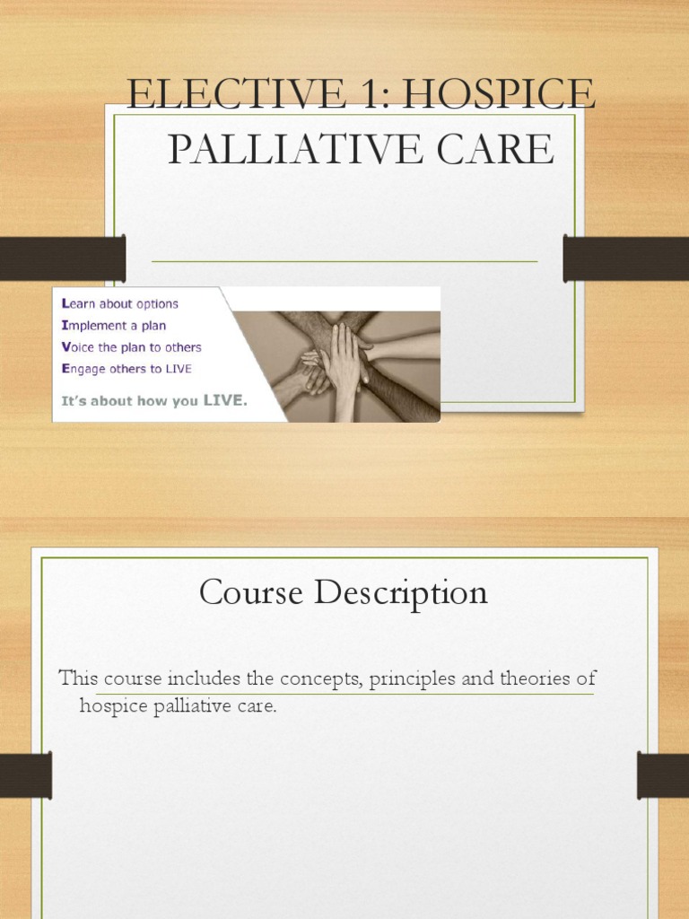 Hospice Palliative Care Course Overview | PDF | Palliative Care | Hospice