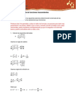 Act. 2. Derivada de Funciones Trascendentes