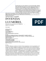 Adolfo Bioy Casares - Inventia Lui Morel