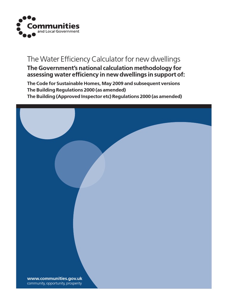 Water Efficiency Calculator PDF PDF Water Flow Measurement