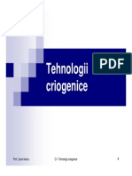 C1-Tehnologii Criogenice