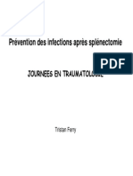 Vaccination Post Splenectomie