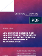 Generos Literarios