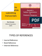 How to Write Journal References