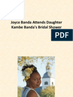 Joyce Banda Attends Daughter Kambe Banda's Bridal Shower