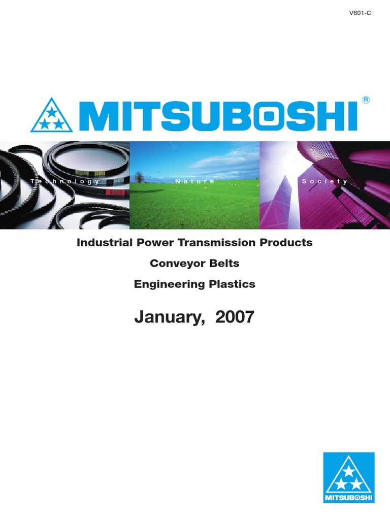 Mitsuboshi Size List | PDF | Belt (Mechanical) | Gear