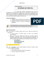 TP 5 Dossier de Prensa