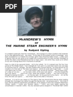 Download MAndrews Hymn - The Marine Steam Engineers Hymn - Rudyard Kipling - c1893 by Clyde Steamers SN22230855 doc pdf
