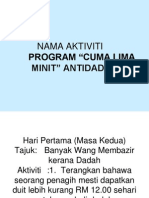 Program Antidadah 5 Minit