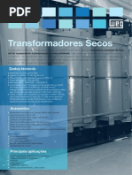 WEG Transformadores a Seco 50038545 00 Catalogo Portugues Br
