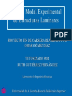 Analisis Modal Experimental Estructuras Laminares PDF