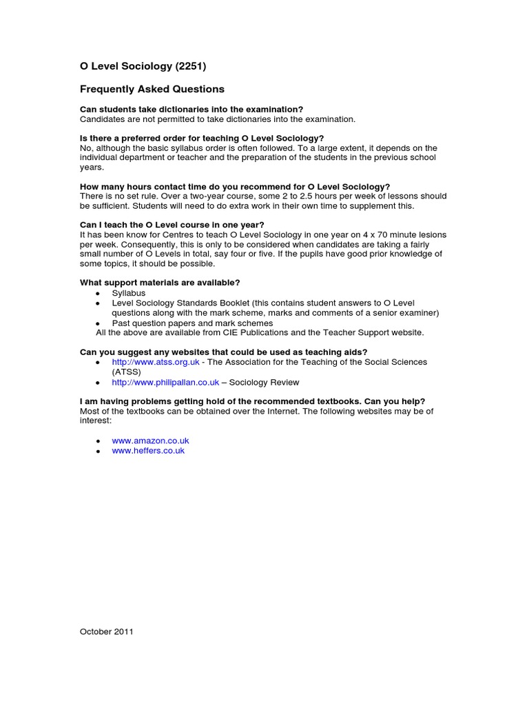 Frequently Asked Questions | PDF