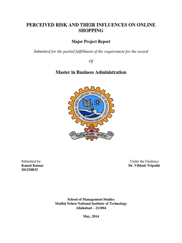 Perceived Risk and Their Influences On Online Shopping | PDF | Online ...