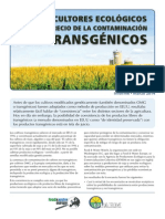 Los Agricultores Ecológicos Pagan El Precio de La Contaminación Por Transgénicos