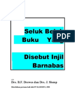 Seluk Beluk Buku Yang Disebut Injil Barnabas