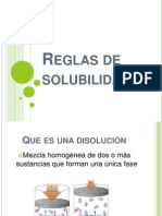 Reglas de Solubilidad