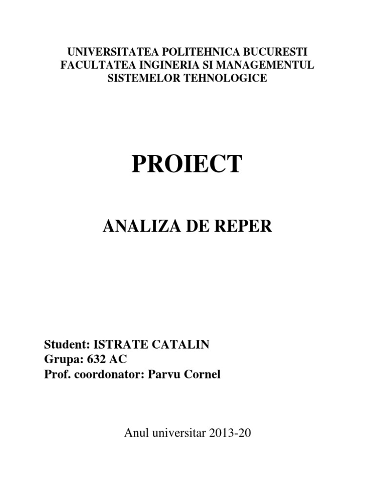 Upb-Proiect AP Istrate Catalin | PDF