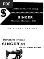 Singer 201-2 Manual