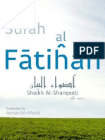 Surah Al Fatihah ( Tafseer )