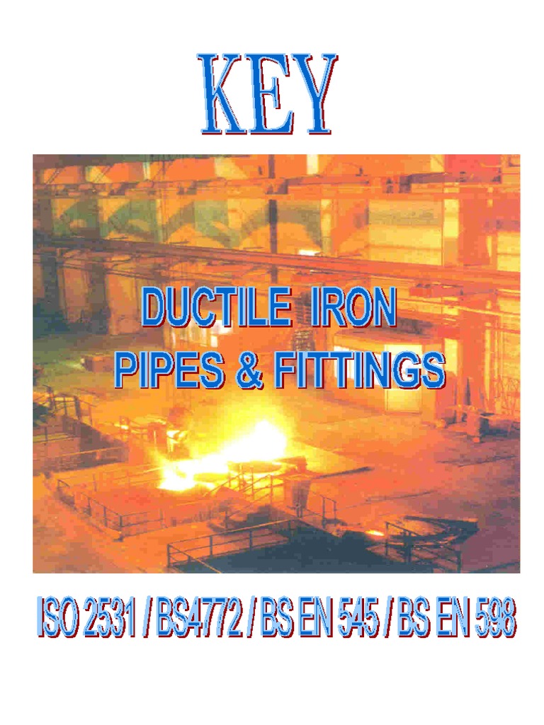 Key Ductile Iron Pipes & Fittings Catalogue Pipe (Fluid Conveyance) Cast Iron
