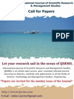 Call For Engineering Papers-IJSRMS