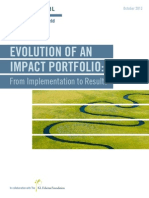 2013 10 Evolution of an Impact Portfolio Final