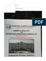 Contra Costa County Voter Information Packet Ommission